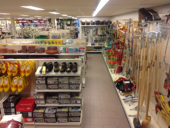 Groot assortiment in nette winkel